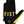 Fist Handwear Adult - Black N Yellow Glove