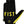 Fist Handwear Lil Fists - Black and Yellow Gloves