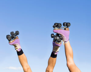LARGE SIZES ONLY Chuffed Wanderer Skates - JACARANDA PURPLE