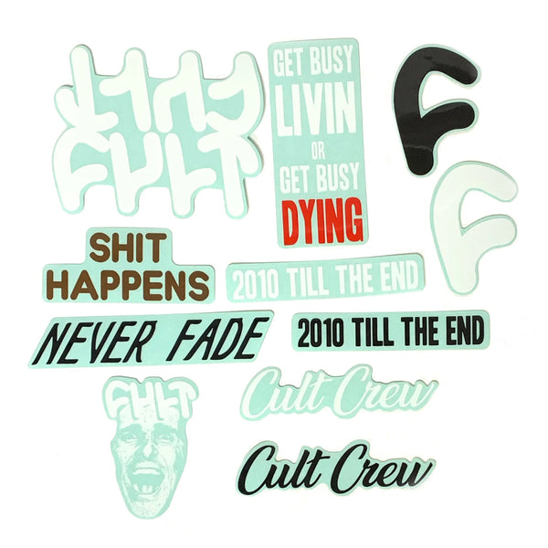 Cult BMX Sticker Pack - 11 Pack