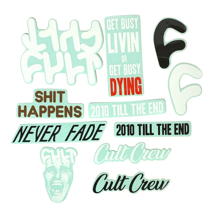 Cult BMX Sticker Pack - 11 Pack