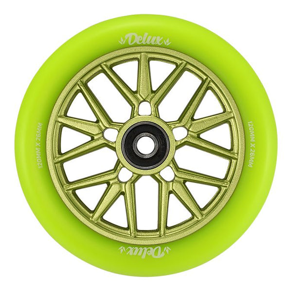 Envy Delux 120mm Wheel - Green/Green