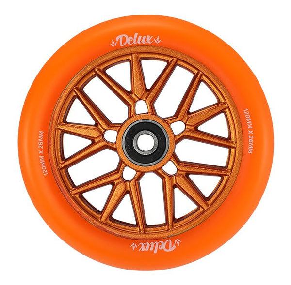 Envy Delux 120mm Wheel - Orange/Orange