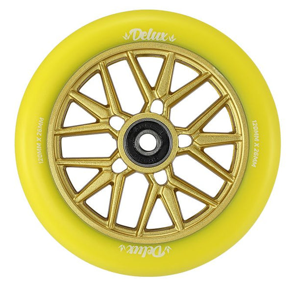 Envy Delux 120mm Wheel - Yellow/Yellow