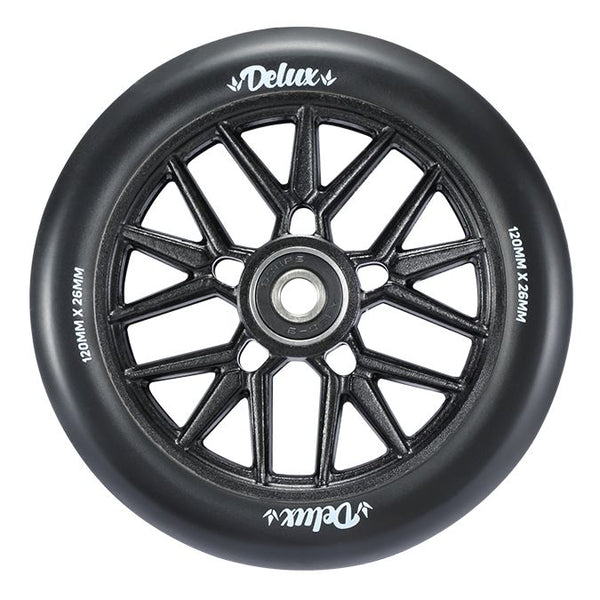 Envy Delux 120mm Wheel - Black/Black