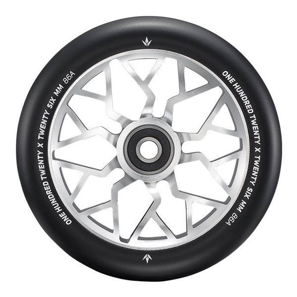 Envy 120mm Sector Wheel - Silver/Black