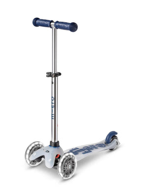 Mini Micro Deluxe Flux LED 3 Wheel Scooter (blue)