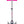 Mini Micro Deluxe Flux LED 3 Wheel Scooter (pink)