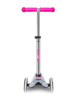 Mini Micro Deluxe Flux LED 3 Wheel Scooter (pink)