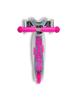 Mini Micro Deluxe Flux LED 3 Wheel Scooter (pink)