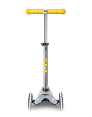 Mini Micro Deluxe Flux LED 3 Wheel Scooter (yellow)