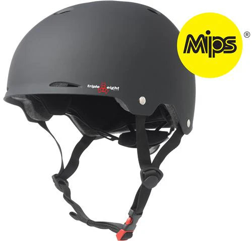 Triple 8 MIPS Helmet Gotham SS Black Rubber