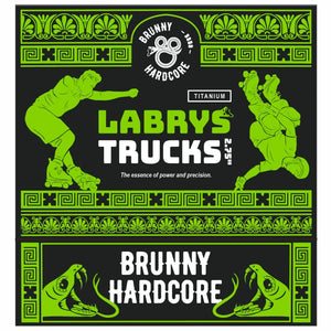 Brunny Hardcore  * LIMITED EDITION * Labrys Trucks Titanium Green