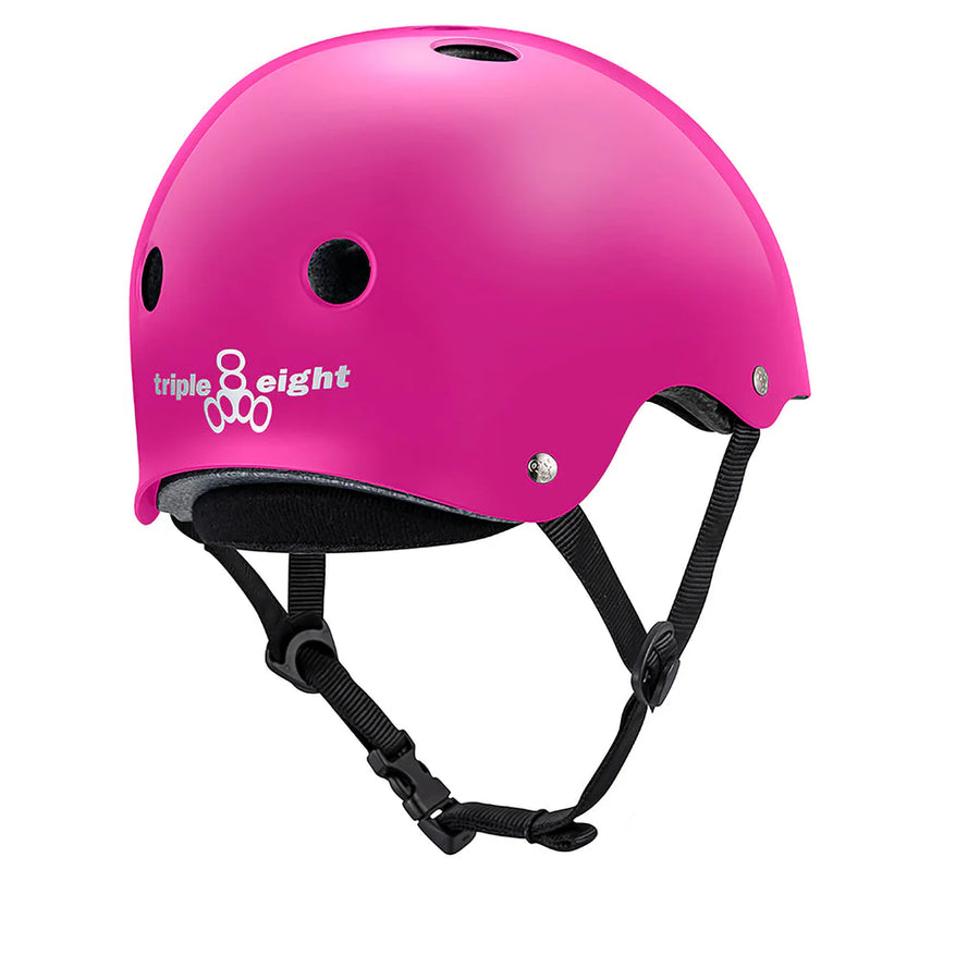 Triple 8 Deep Cover Helmet Pink Glossy