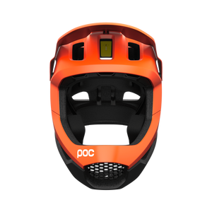 POC Otocon Race MIPS Fullface Helmet (Matt Fluorescent Orange AVIP/Uranium Black)