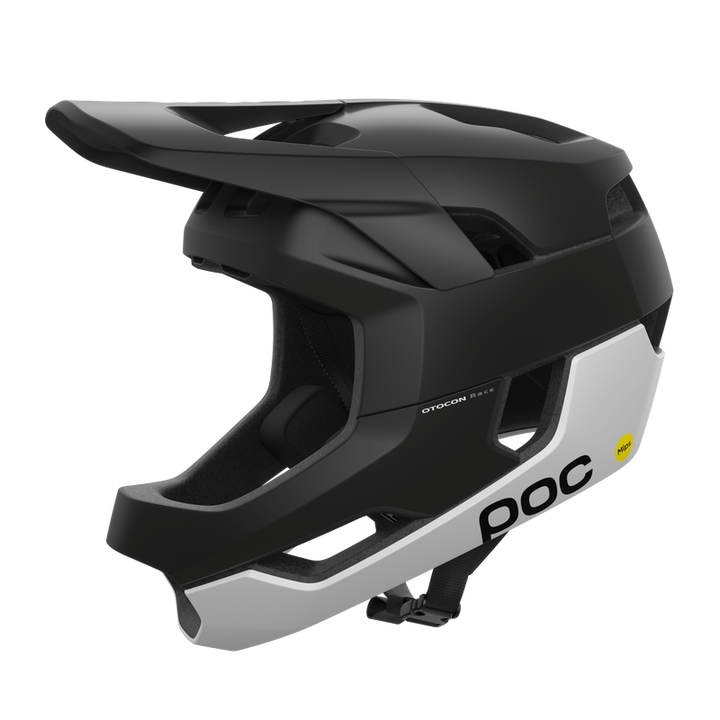 POC Otocon Race MIPS Fullface Helmet (Matt Uranium Black/Hydrogen White)