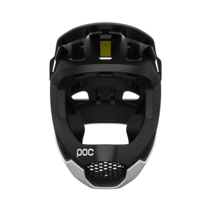 POC Otocon Race MIPS Fullface Helmet (Matt Uranium Black/Hydrogen White)