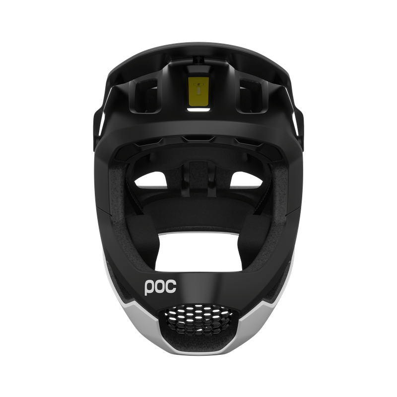 POC Otocon Race MIPS Fullface Helmet (Matt Uranium Black/Hydrogen White)