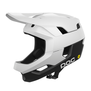 POC Otocon Race MIPS Fullface Helmet (Matt Hydrogen White/Uranium Black)