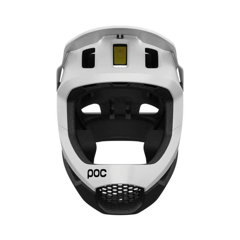 POC Otocon Race MIPS Fullface Helmet (Matt Hydrogen White/Uranium Black)