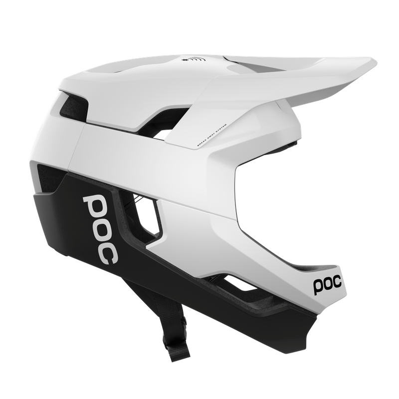 POC Otocon Race MIPS Fullface Helmet (Matt Hydrogen White/Uranium Black)