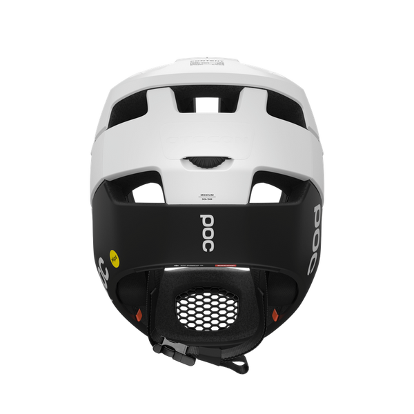 POC Otocon Race MIPS Fullface Helmet (Matt Hydrogen White/Uranium Black)