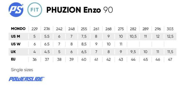 POWERSLIDE PHUZION SMU ENZO 90 INLINE SKATES