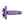 Mini Micro Deluxe GLITTER LED (Purple)
