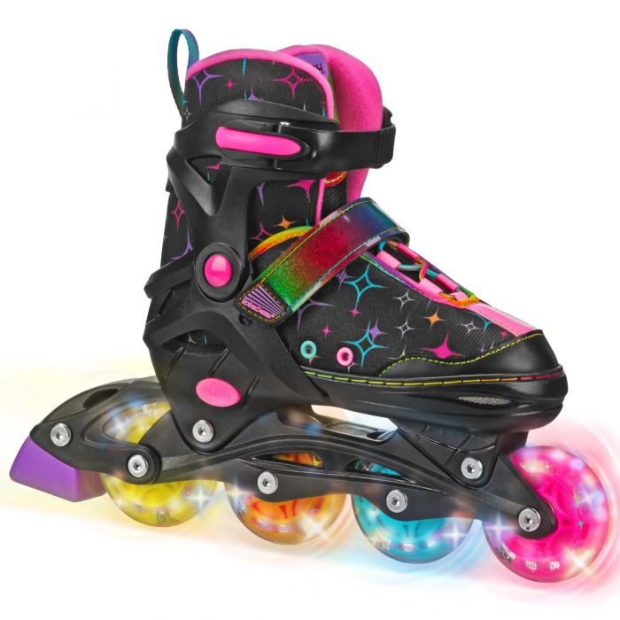 RDS Stryde Light Up Colourful Adjustable Inline Skates