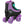 RDS FIRESTAR SKATE PURPLE BLACK MINT ROLLER SKATES JNR