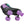 RDS FIRESTAR SKATE PURPLE BLACK MINT ROLLER SKATES JNR
