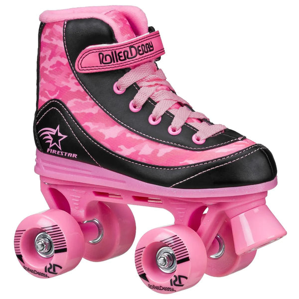 RDS FIRESTAR SKATE PINK CAMO ROLLER SKATES JNR