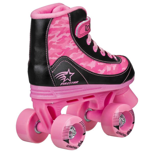 RDS FIRESTAR SKATE PINK CAMO ROLLER SKATES JNR
