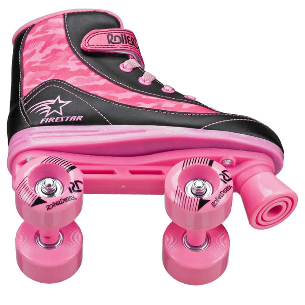 RDS FIRESTAR SKATE PINK CAMO ROLLER SKATES JNR
