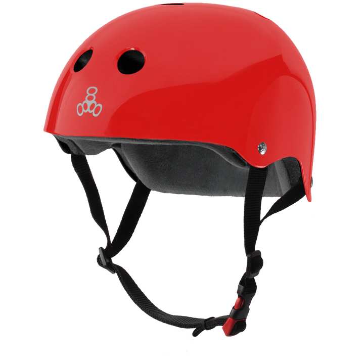 Triple 8 Certified Helmet SS Red Gloss