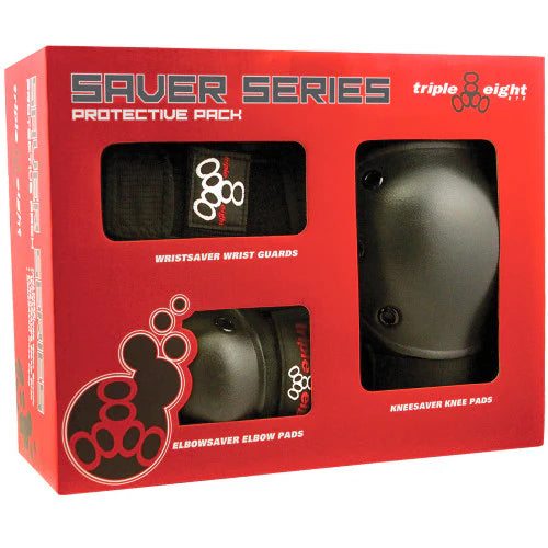 Triple 8 Tri Pack Saver Series - Black