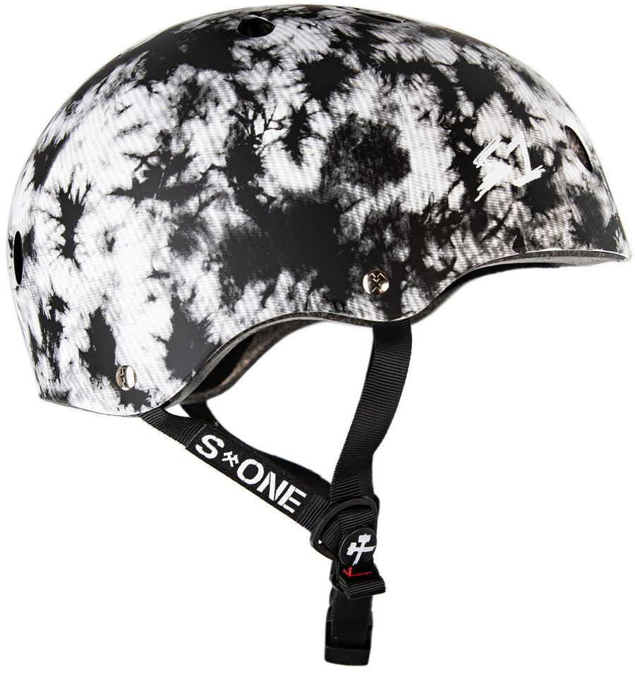 S-One Helmet - Lifer (Black & White Tie Dye)