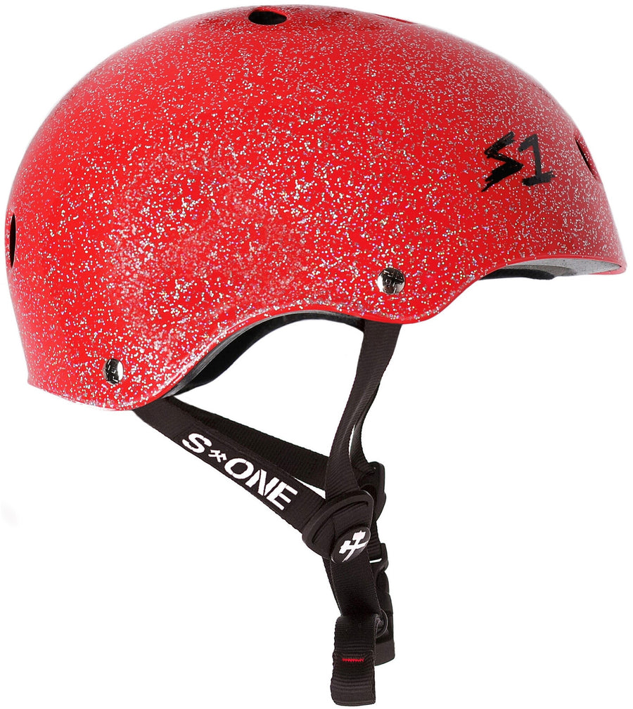 S-One Helmet - Lifer (Red Glitter)