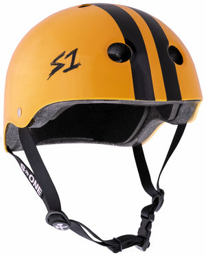 S-One Helmet - Lifer (Bright Orange/Black Stripes)