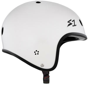 S-One Helmet - Retro Lifer (White Gloss)