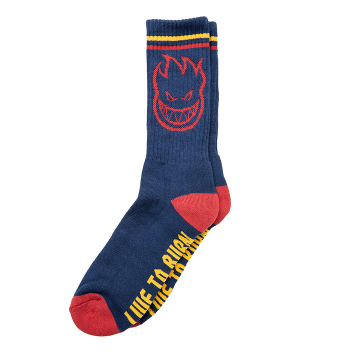 SPITFIRE SOCK BGHOOD NVY/RD/GLD