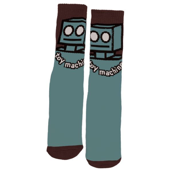 Toy Machine Socks Robot Sock (Slate)