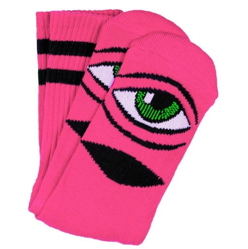 Toy Machine Socks Sect Eye Sock III Sock (Pink)