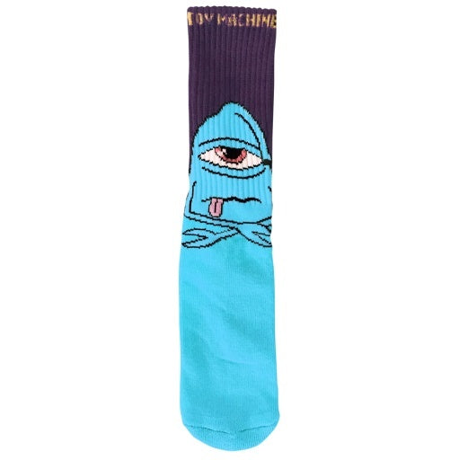 Toy Machine Socks Bored Sect Crew (Blue) 2