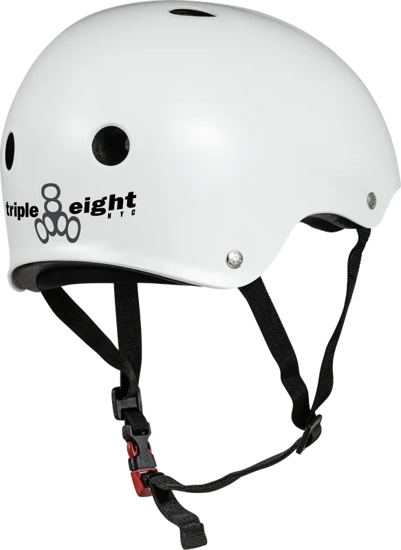 Triple 8 THE Certified Helmet SS White Glossy