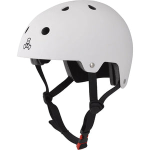 Triple 8 Certified Helmet SS White Rubber