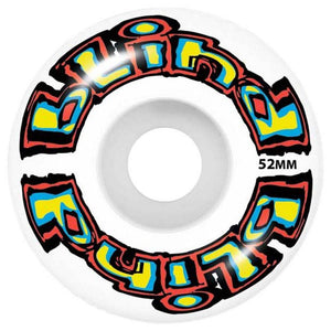 Blind - Matte OG Logo Bright Red/Teal Complete Skateboard (7.75")