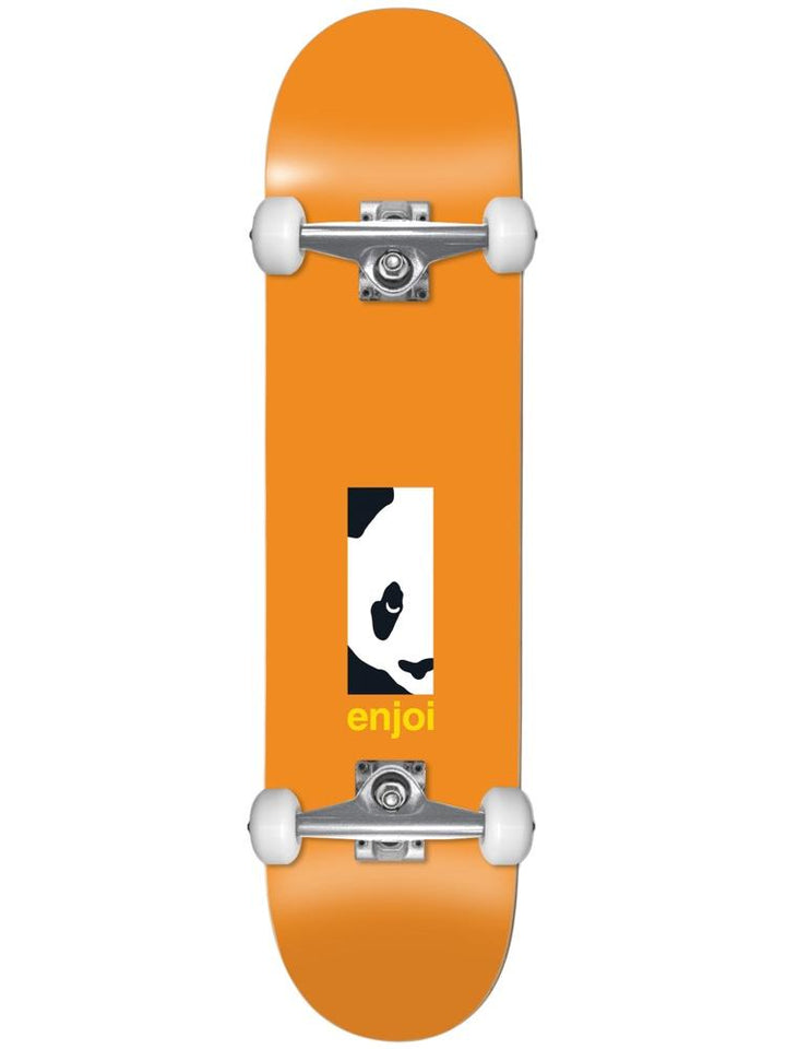 Enjoi Box Panda FP Complete Skateboard - Orange (8.125”)