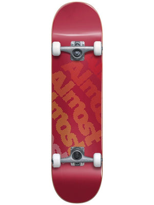 Almost Light Bright Complete Skateboard - Red (7.75")
