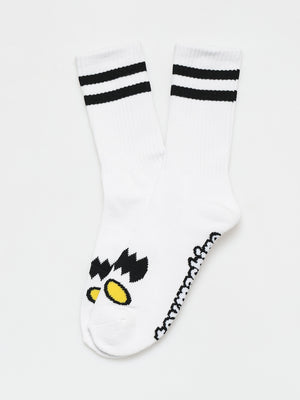 Toy Machine Socks Monster Face (White)